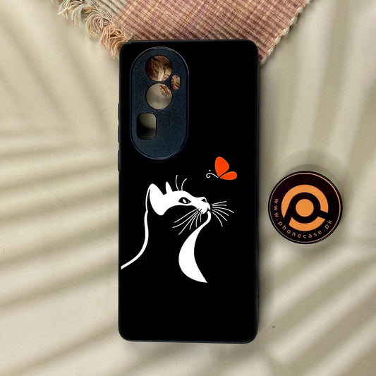 Oppo Reno 10 Pro Plus - Minimalistic Design 3 - Premium Metal Printed Soft Bumper Shock Proof Case