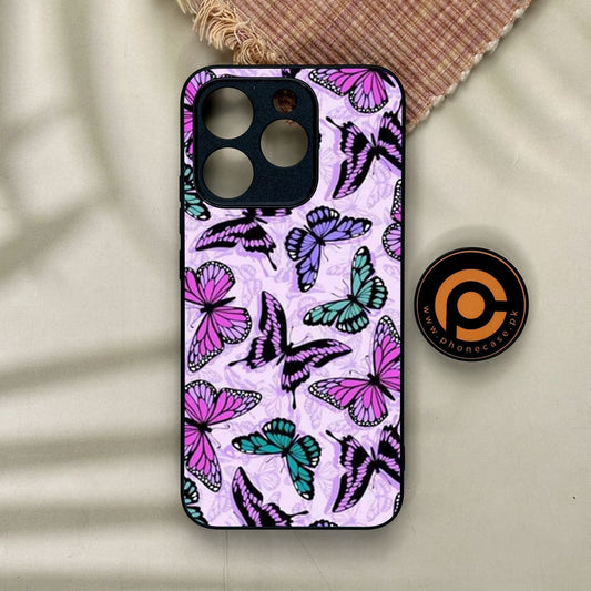 Realme 15T - Butterflies Design 10 - Premium Metal Printed Soft Bumper Shock Proof Case