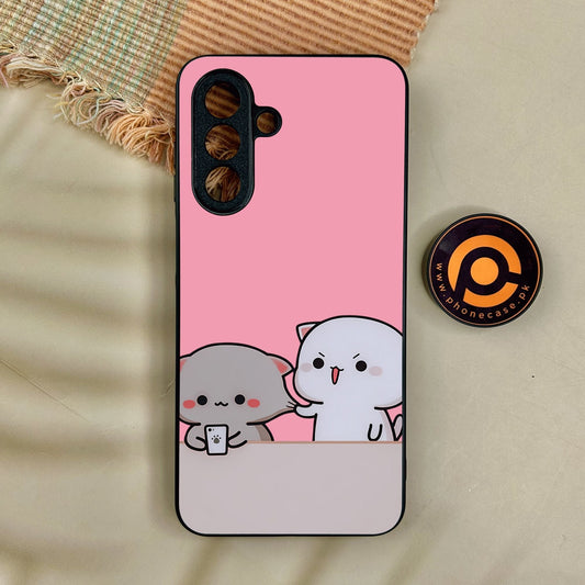 Samsung Galaxy A17 - Cute Bubu Dudu Design 2 - Premium Metal Printed Soft Bumper Shock Proof Case