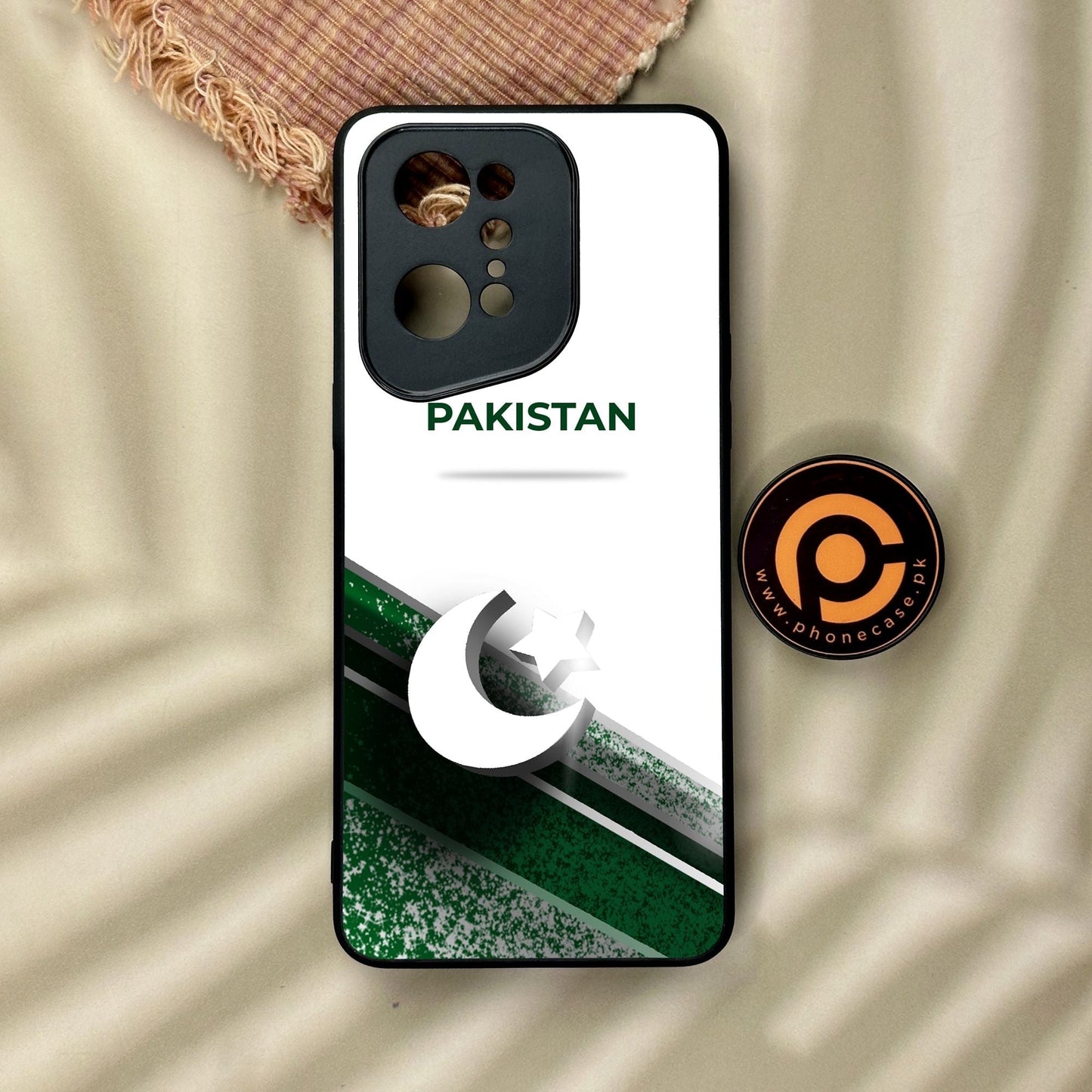 Oppo Find X5 Pro - Pakistan Design 10 - Premium Metal Printed Soft Bumper Shock Proof Case