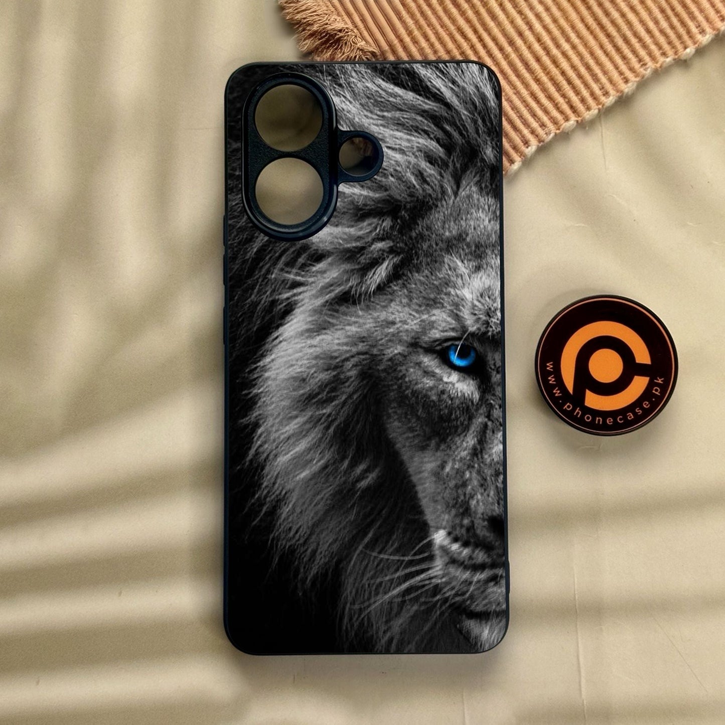 Vivo V60 Lite  - Tiger Design 8 - Premium Metal Printed Soft Bumper Shock Proof Case