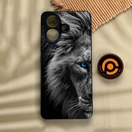 Vivo V60 Lite  - Tiger Design 8 - Premium Metal Printed Soft Bumper Shock Proof Case