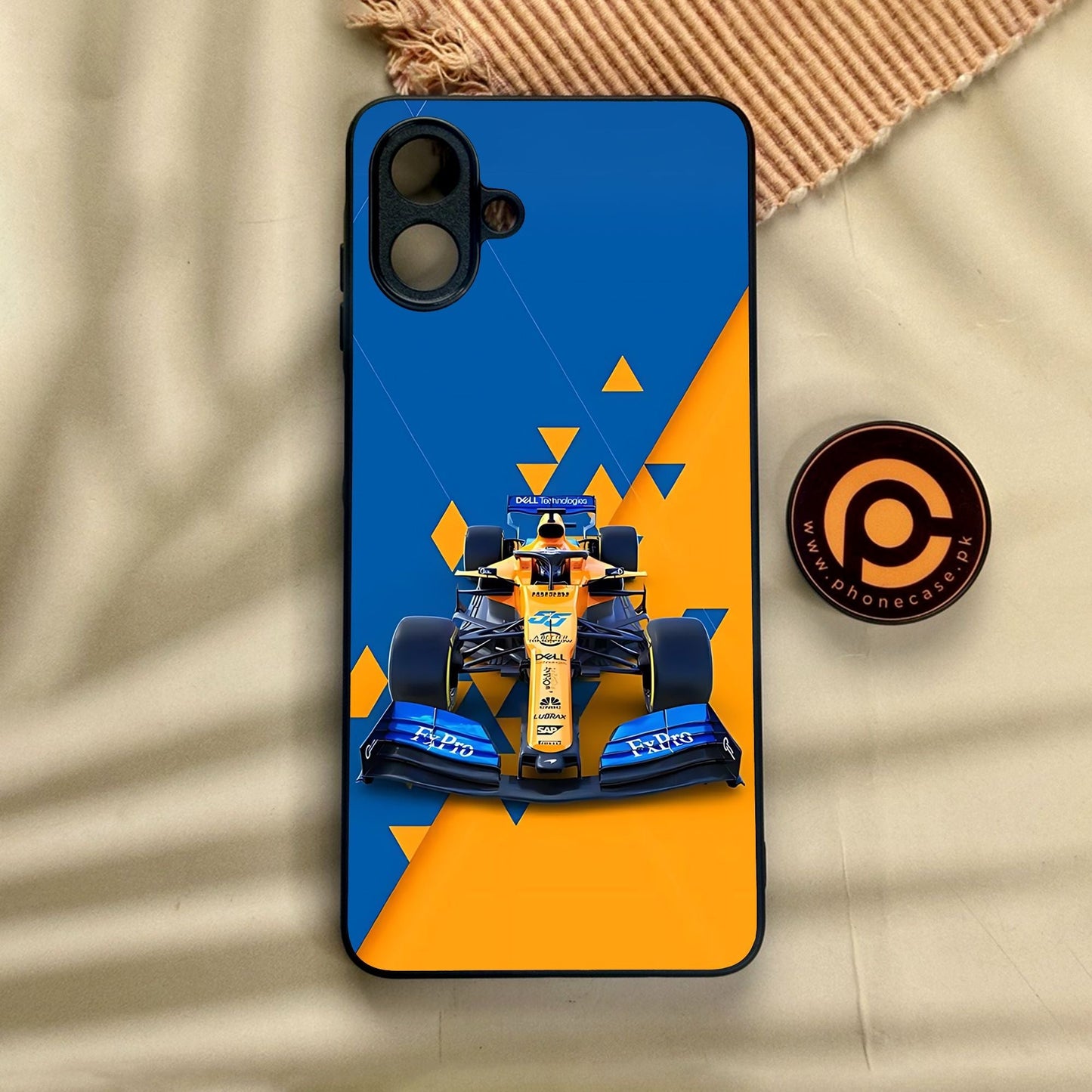 Samsung Galaxy A07 - Formula 1 Design 7 - Premium Metal Printed Soft Bumper Shock Proof Case