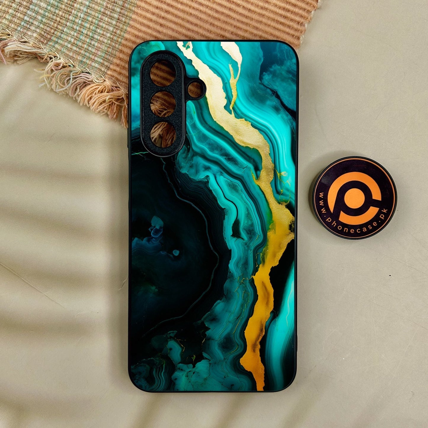 Samsung Galaxy A17 - Liquid Design 6 - Premium Metal Printed Soft Bumper Shock Proof Case