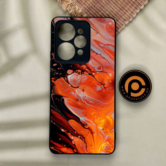 Realme 15 Pro - Liquid Marble Design 4 - Premium Metal Printed Soft Bumper Shock Proof Case