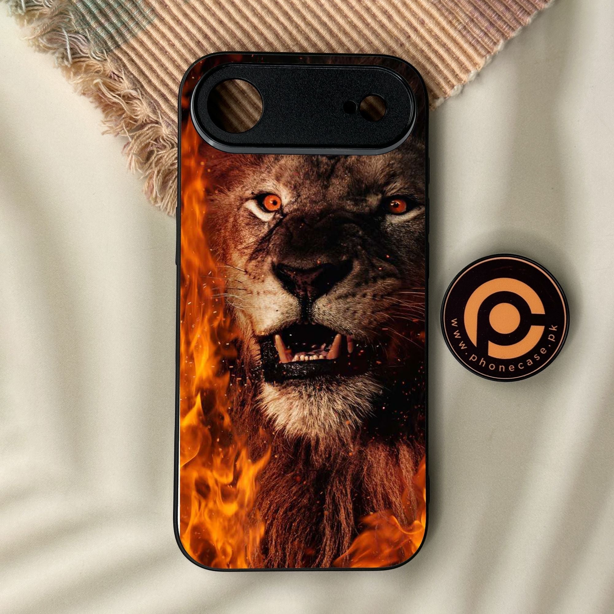 iPhone Air - Tiger Design 2 - Premium Metal Printed Soft Bumper Shock Proof Case