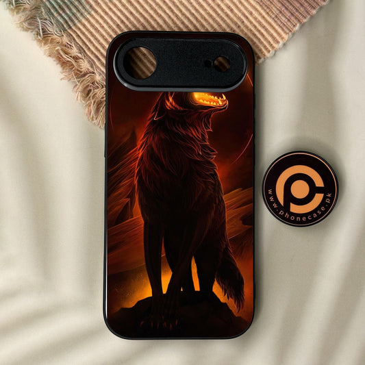 iPhone Air - Wolf Design 6 - Premium Metal Printed Soft Bumper Shock Proof Case