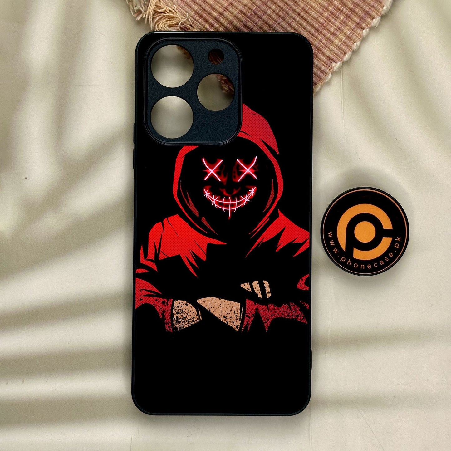 Realme Note 70 - Anonymous 2.0 Design 5 - Premium Metal Printed Soft Bumper Shock Proof Case