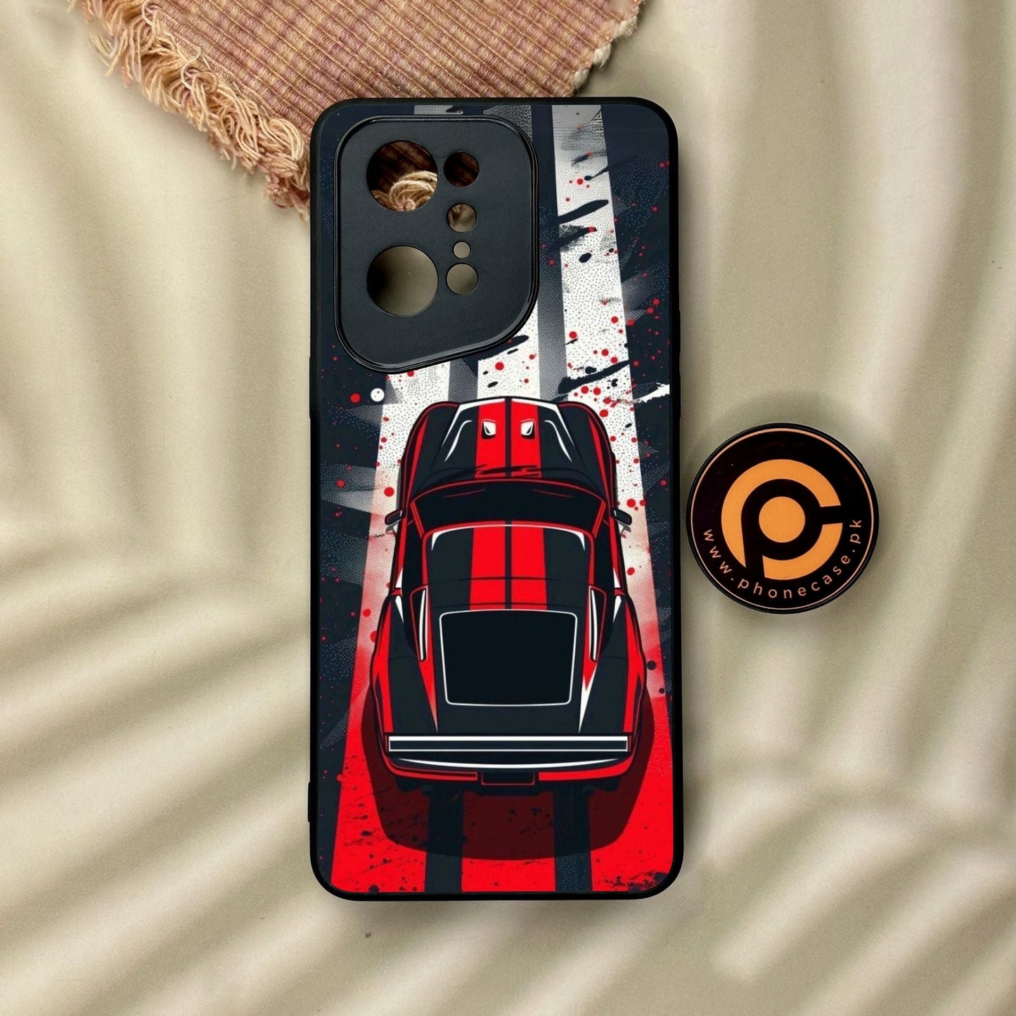 Oppo Find X5 Pro - Top-Down Track - Premium Metal Printed Soft Bumper Shock Proof Case