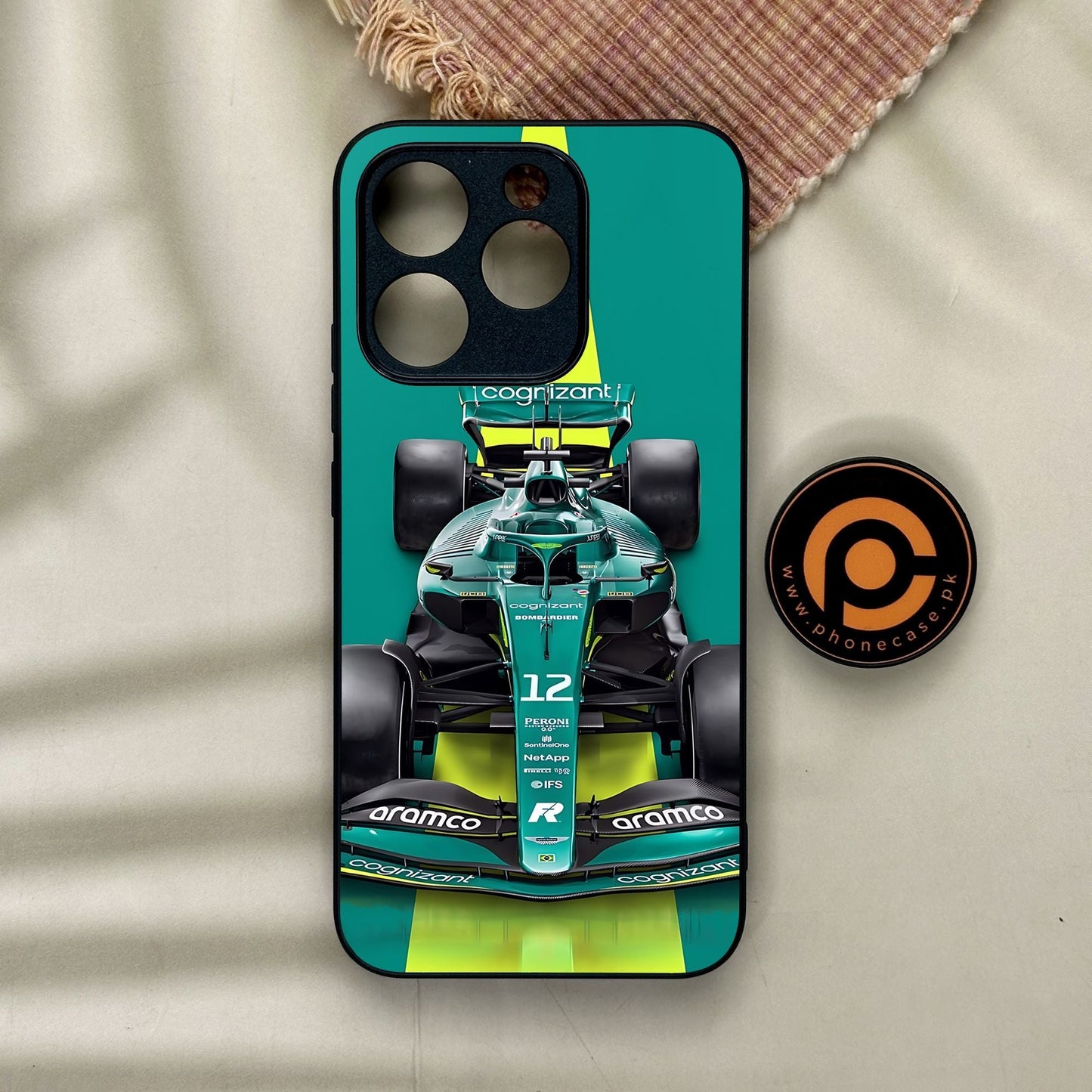 Realme 15T - Formula 1 Design 6 - Premium Metal Printed Soft Bumper Shock Proof Case