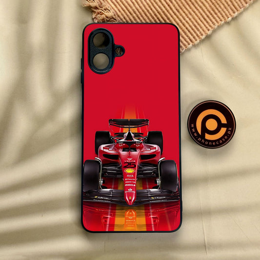 Samsung Galaxy A07 - Formula 1 Design - Premium Metal Printed Soft Bumper Shock Proof Case