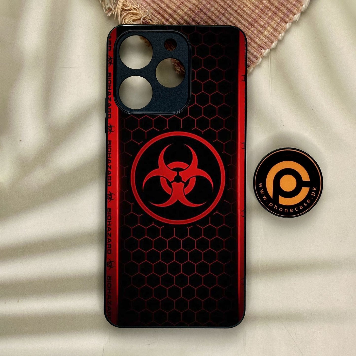 Realme Note 70 - Biohazard Design 5 - Premium Metal Printed Soft Bumper Shock Proof Case