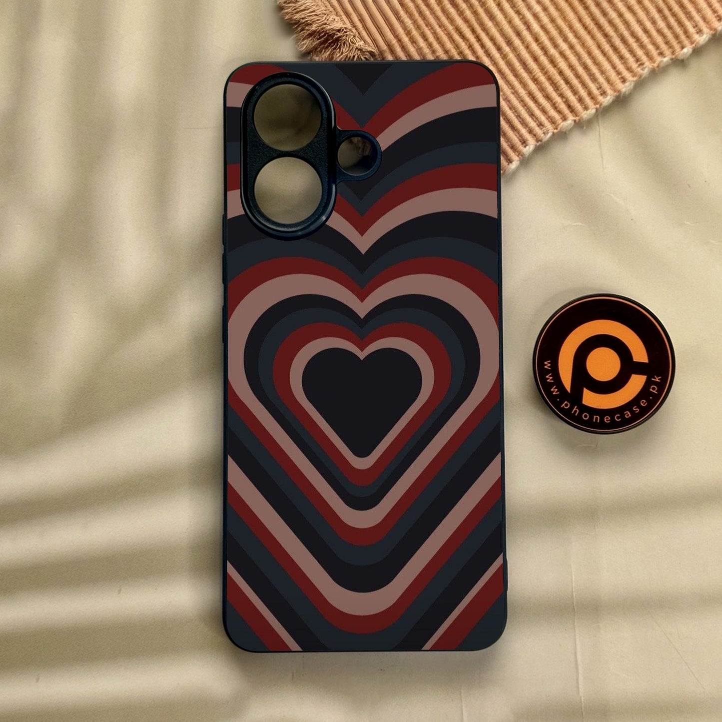 Vivo V60 Lite  - Heart 2.0 Design 4 - Premium Metal Printed Soft Bumper Shock Proof Case