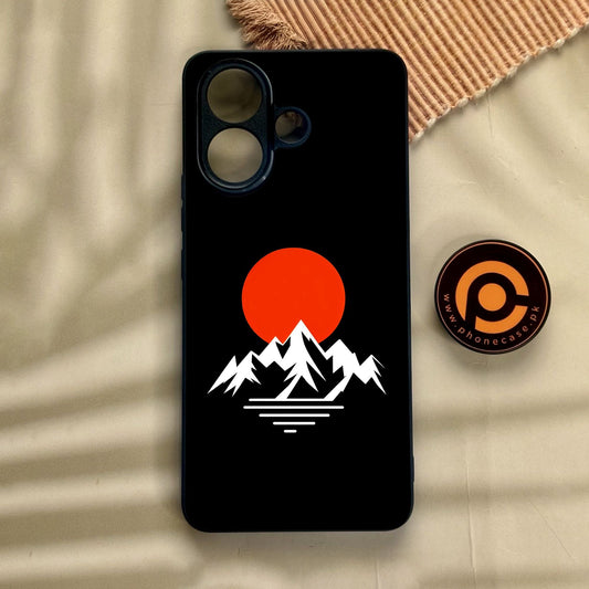 Vivo V60 Lite  - Minimalistic Design 2 - Premium Metal Printed Soft Bumper Shock Proof Case