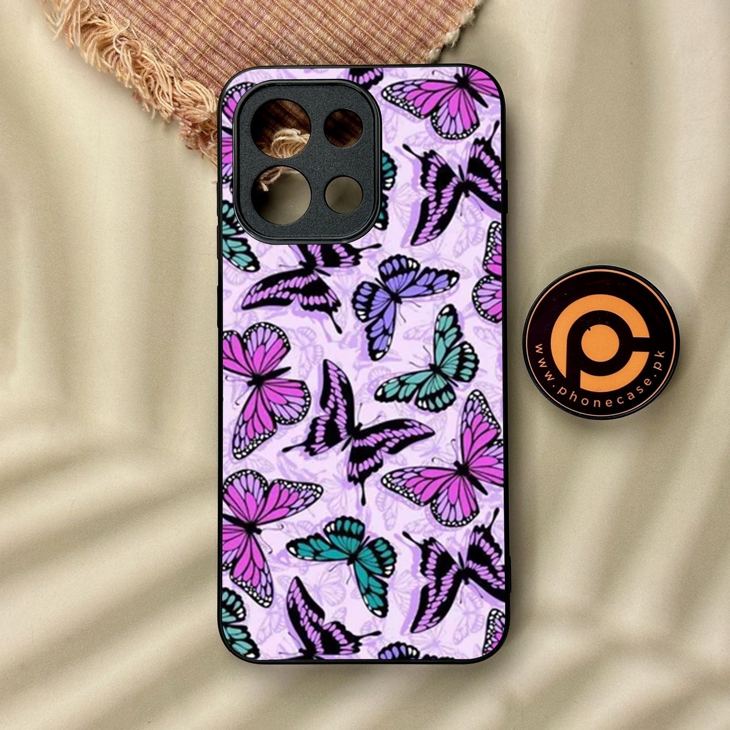 OnePlus 13T - Butterflies Design 10 - Premium Metal Printed Soft Bumper Shock Proof Case