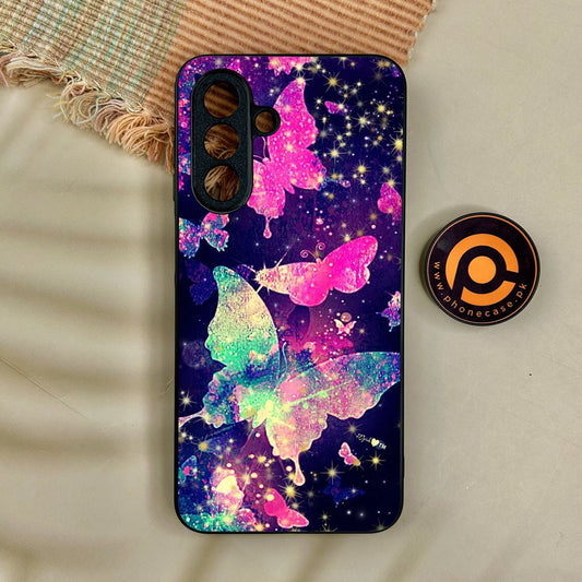 Samsung Galaxy A17 - Butterflies Design 9 - Premium Metal Printed Soft Bumper Shock Proof Case