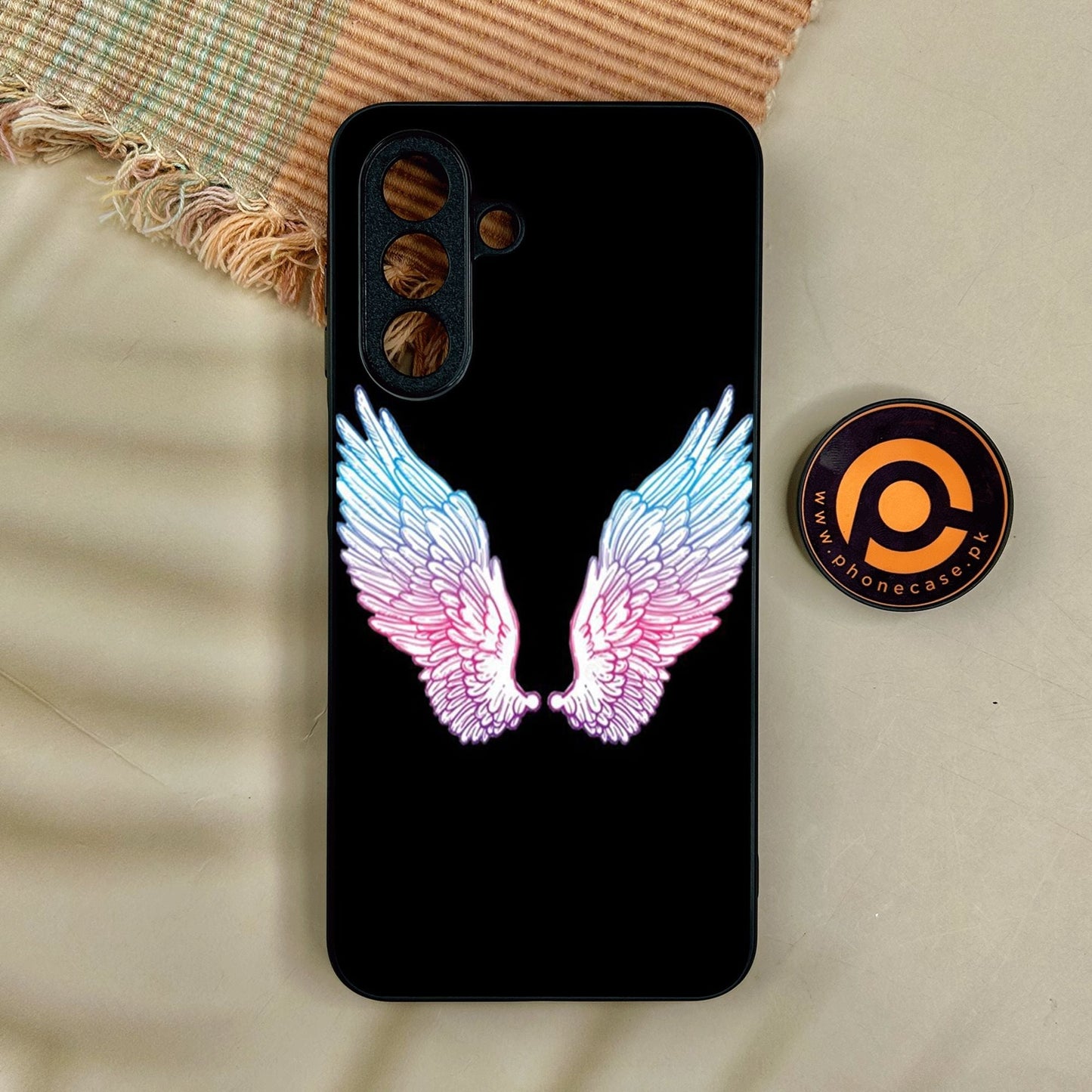 Samsung Galaxy A17 - Angel Wings Design 8 - Premium Metal Printed Soft Bumper Shock Proof Case