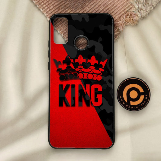 Honor 9X Lite - King Design 6 - Premium Metal Printed Soft Bumper Shock Proof Case