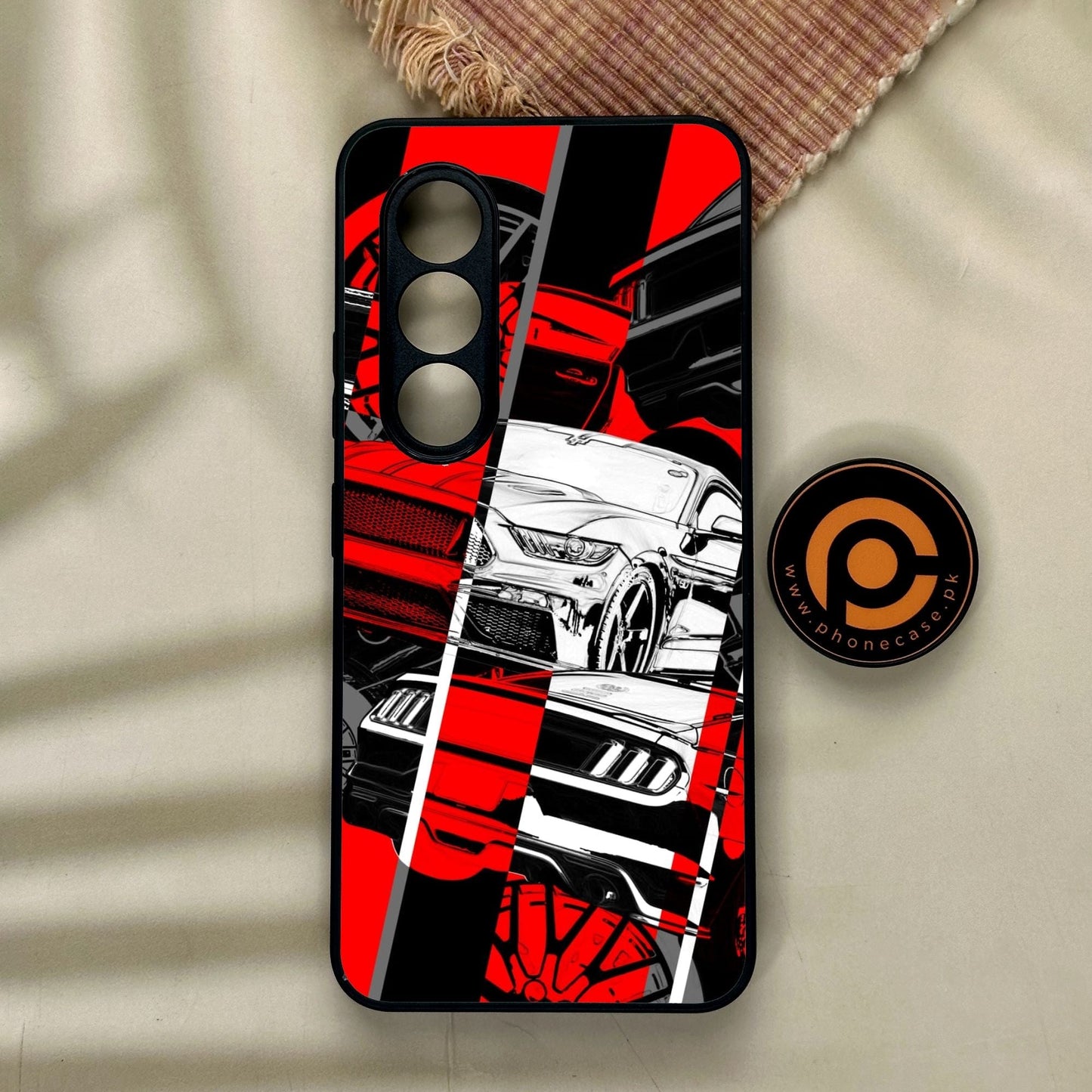 Itel S25 - Racing Series 2.0 Design 6 - Premium Metal Printed Soft Bumper Shock Proof Case