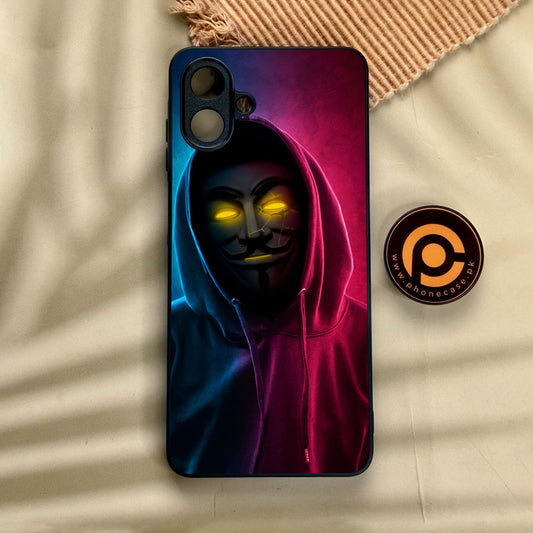 Samsung Galaxy A07 - Anonymous 2.0 Design 2 - Premium Metal Printed Soft Bumper Shock Proof Case