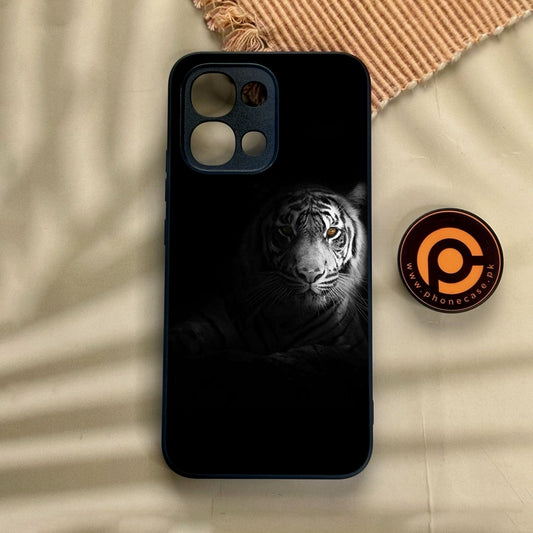 Oppo A6 Pro - Tiger Design 10 - Premium Metal Printed Soft Bumper Shock Proof Case