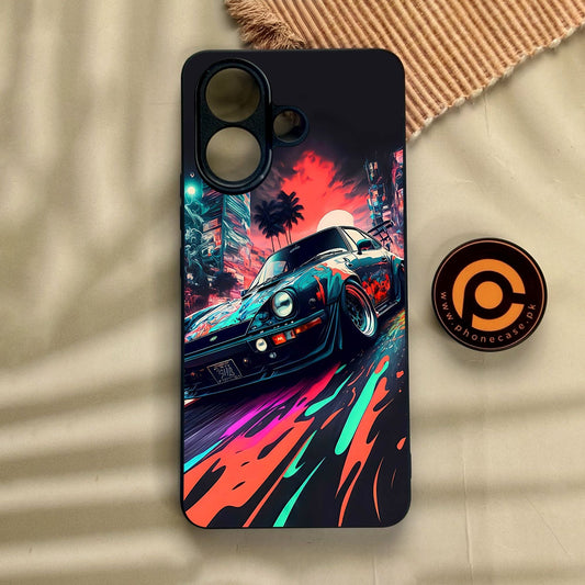 Vivo V60 Lite  - Racing Series 2.0 Design 7 - Premium Metal Printed Soft Bumper Shock Proof Case