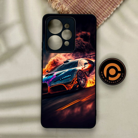 Realme 15 Pro - Racing Design 4 - Premium Metal Printed Soft Bumper Shock Proof Case