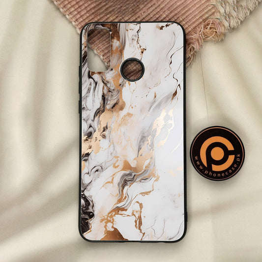 Honor 9X Lite - Liquid Marble Design 1 - Premium Metal Printed Soft Bumper Shock Proof Case