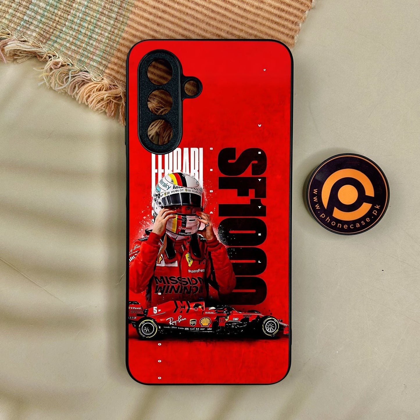 Samsung Galaxy A17 - Formula 1 Design 8 - Premium Metal Printed Soft Bumper Shock Proof Case