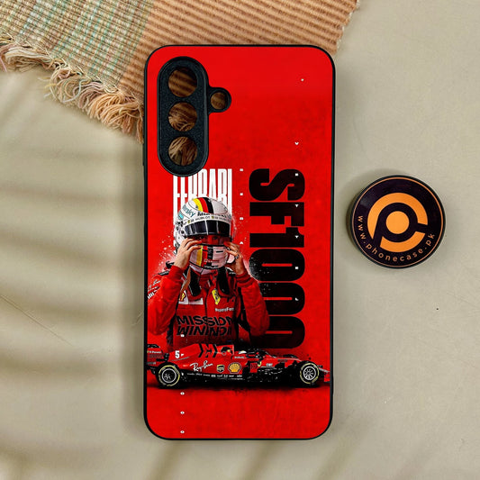 Samsung Galaxy A17 - Formula 1 Design 8 - Premium Metal Printed Soft Bumper Shock Proof Case