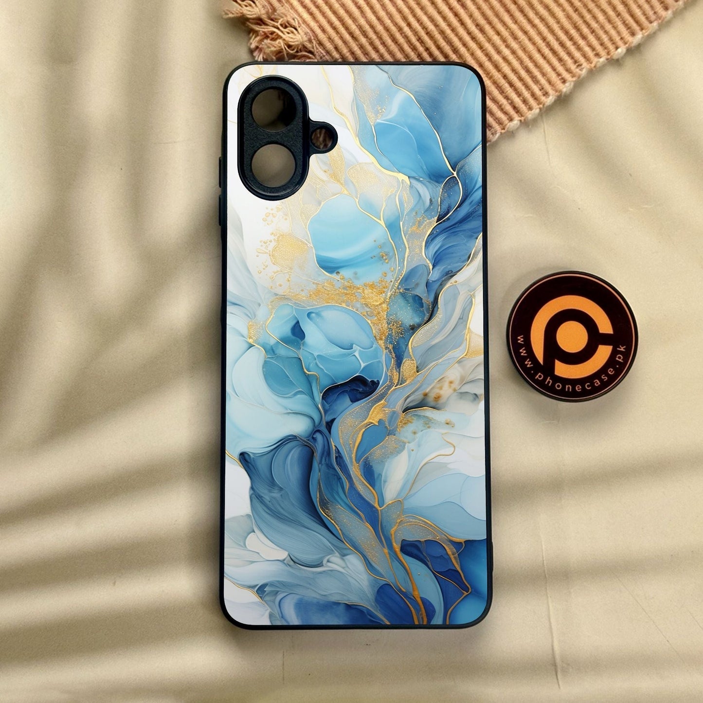 Samsung Galaxy A07 - Liquid Design 1 - Premium Metal Printed Soft Bumper Shock Proof Case