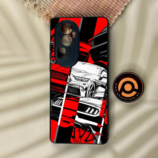 Oppo Reno 10 Pro Plus - Racing Series 2.0 Design 6 - Premium Metal Printed Soft Bumper Shock Proof Case