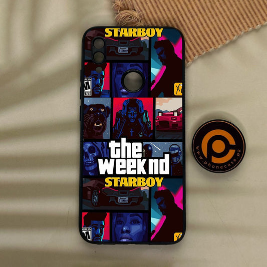 Redmi Note 7 - The Weeknd Star Boy - Premium Metal Printed Soft Bumper Shock Proof Case