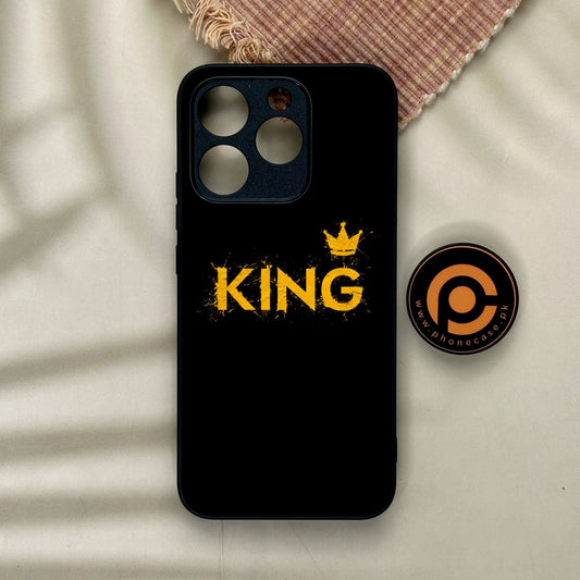 Realme 15T - King Design 2 - Premium Metal Printed Soft Bumper Shock Proof Case