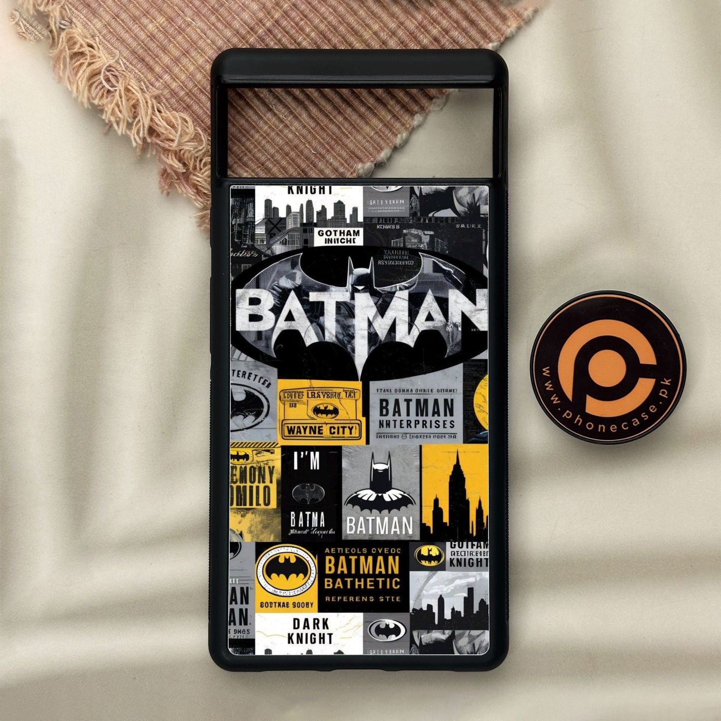 Google Pixel 6 - The Gotham Collage - Premium Metal Printed Soft Bumper Shock Proof Case  CS-38992