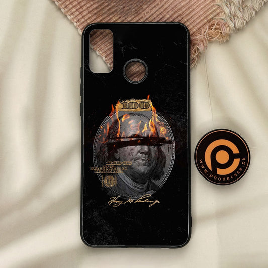 Honor 9X Lite - Dollar Design 10 - Premium Metal Printed Soft Bumper Shock Proof Case