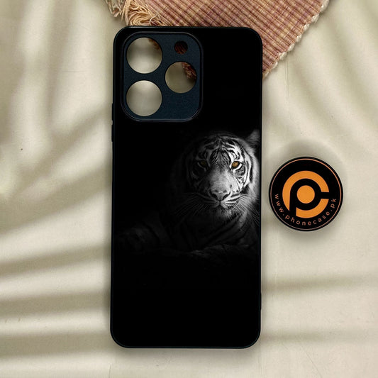 Realme Note 70 - Tiger Design 10 - Premium Metal Printed Soft Bumper Shock Proof Case