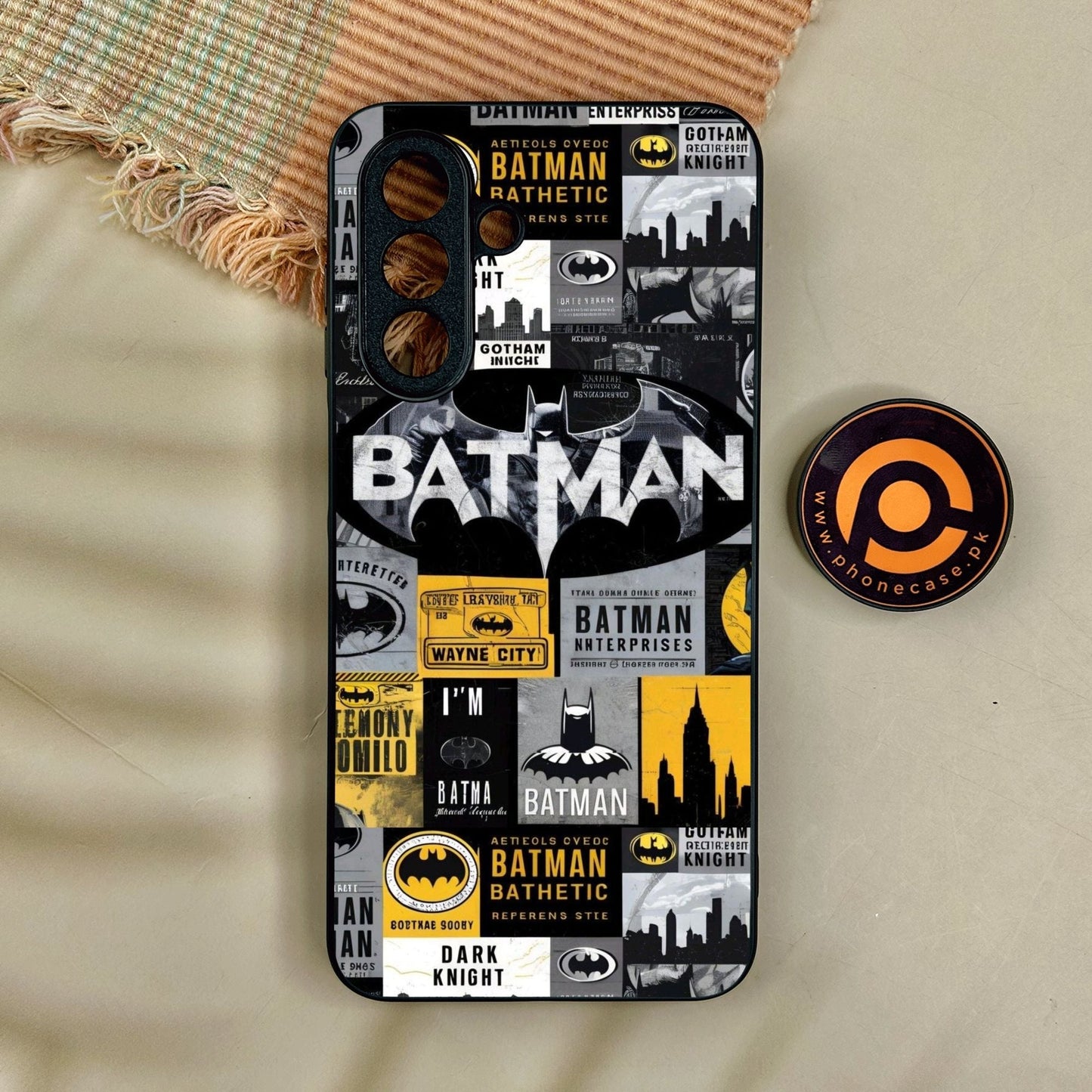 Samsung Galaxy A17 - The Gotham Collage - Premium Metal Printed Soft Bumper Shock Proof Case