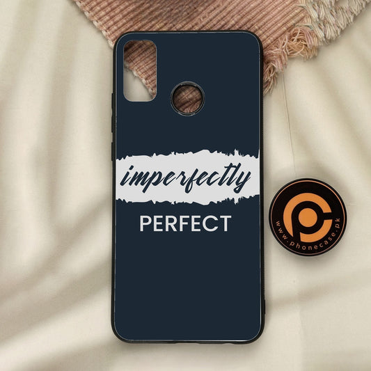 Honor 9X Lite - Imperfectly - Premium Metal Printed Soft Bumper Shock Proof Case