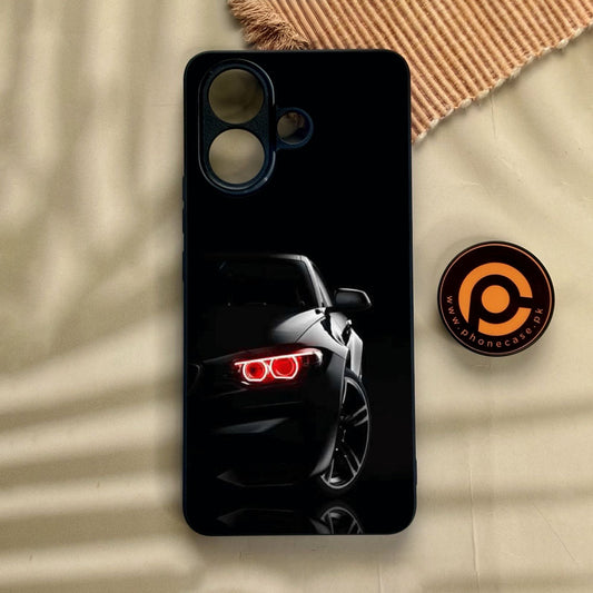 Vivo V60 Lite  - Black Art Design 6 - Premium Metal Printed Soft Bumper Shock Proof Case