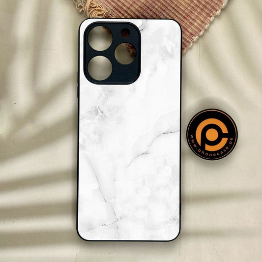 Realme Note 70 - White Design 5 - Premium Metal Printed Soft Bumper Shock Proof Case