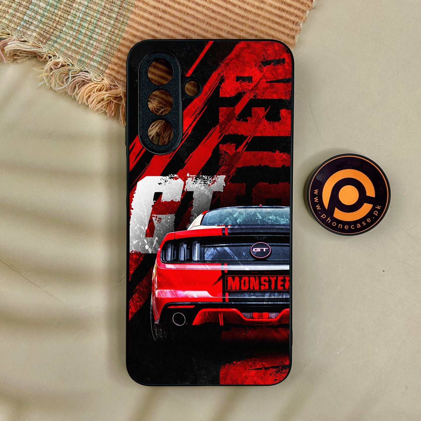 Samsung Galaxy A17 - Speed Shift Racing Car - Premium Metal Printed Soft Bumper Shock Proof Case