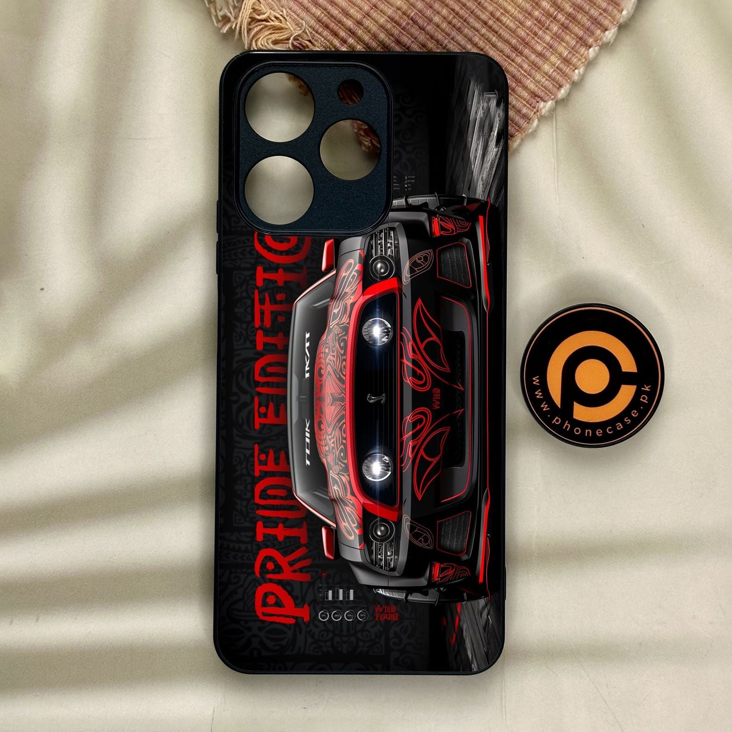 Realme Note 70 - Cobra X Racing Car - Premium Metal Printed Soft Bumper Shock Proof Case