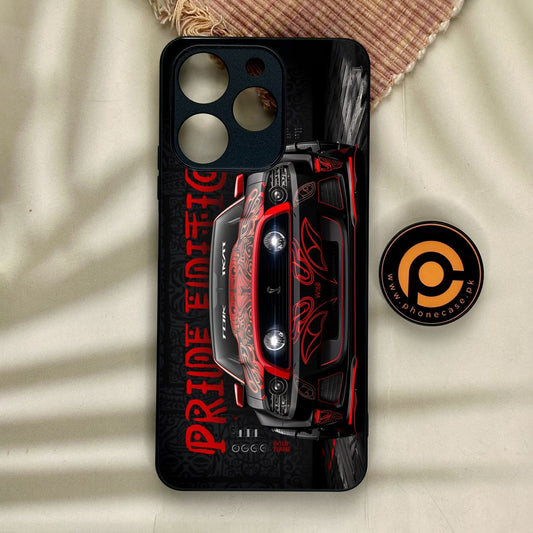 Realme Note 70 - Cobra X Racing Car - Premium Metal Printed Soft Bumper Shock Proof Case