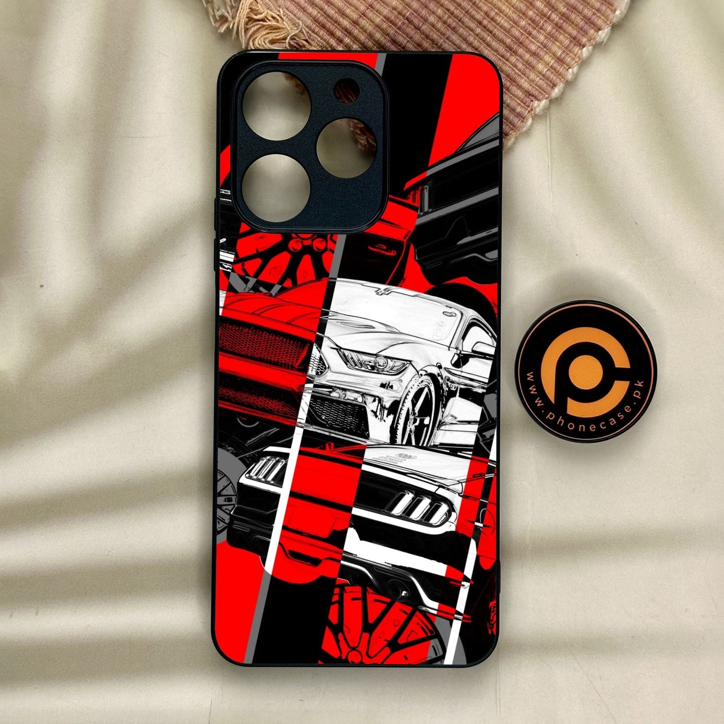 Realme Note 70 - Racing Series 2.0 Design 6 - Premium Metal Printed Soft Bumper Shock Proof Case