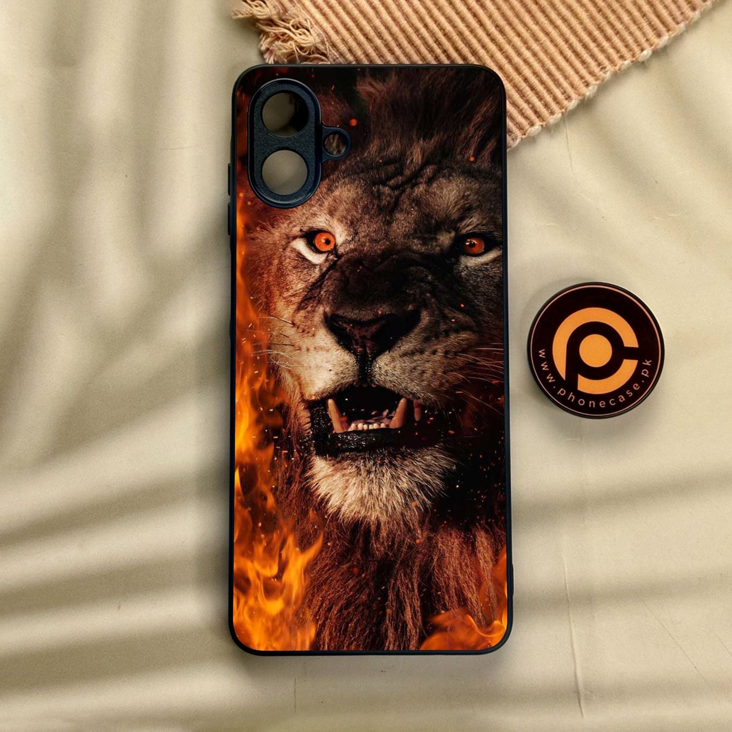 Samsung Galaxy A07 - Tiger Design 2 - Premium Metal Printed Soft Bumper Shock Proof Case