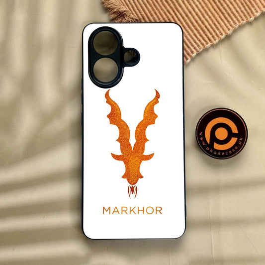 Vivo V60 Lite  - Markhor Design 11 - Premium Metal Printed Soft Bumper Shock Proof Case