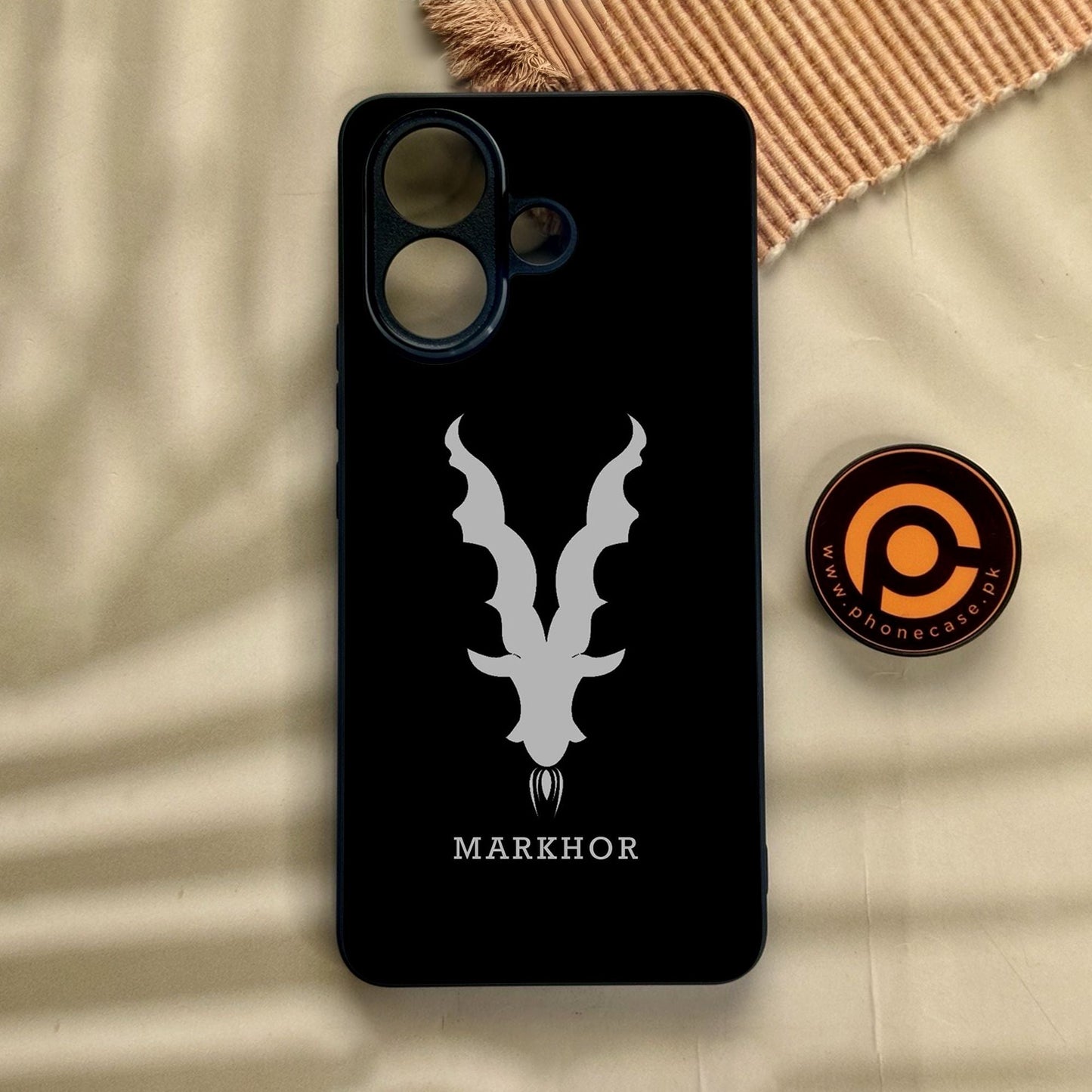 Vivo V60 Lite  - Markhor Design 9 - Premium Metal Printed Soft Bumper Shock Proof Case