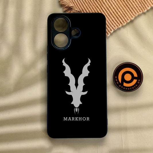 Vivo V60 Lite  - Markhor Design 9 - Premium Metal Printed Soft Bumper Shock Proof Case