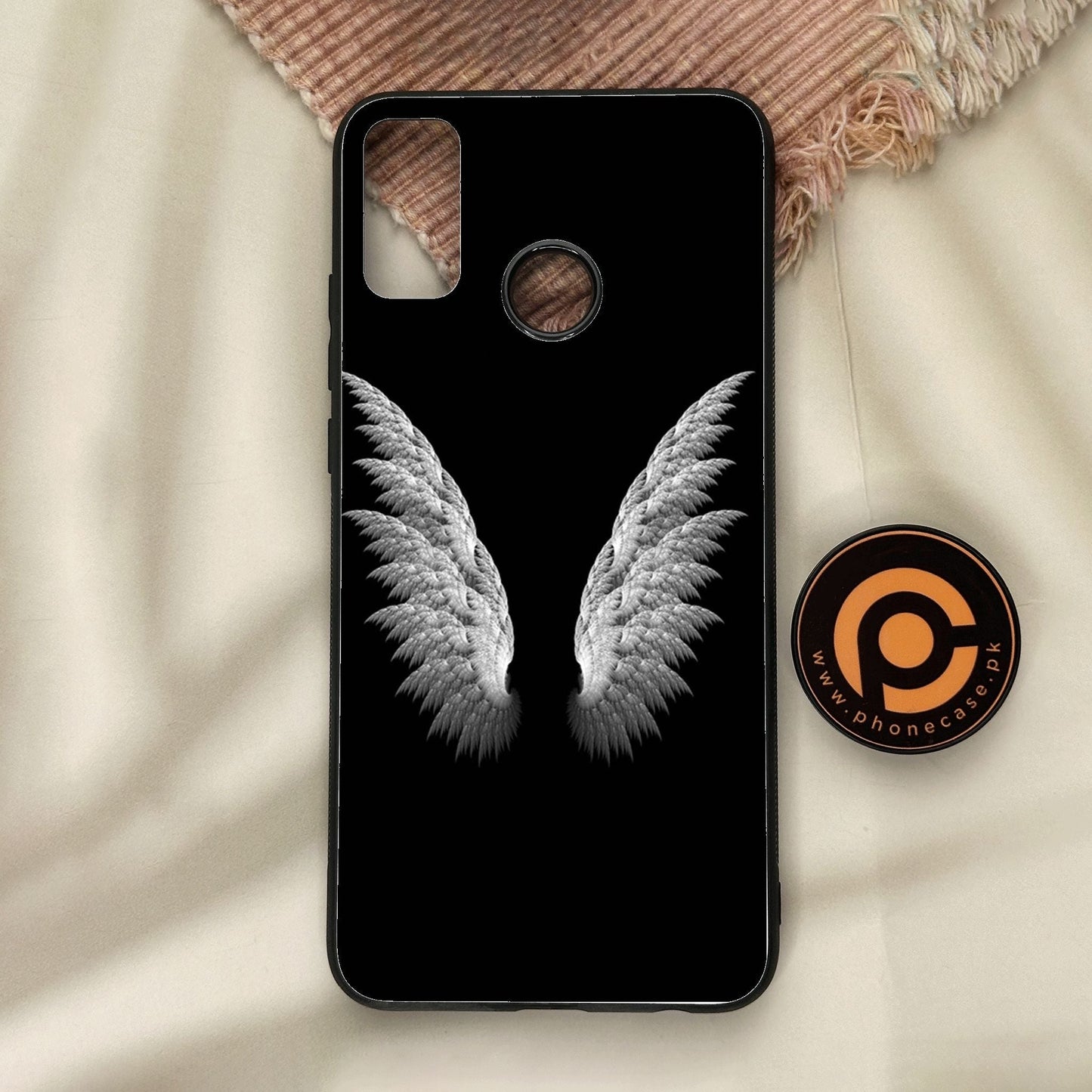 Honor 9X Lite - Angel Wings Design 6 - Premium Metal Printed Soft Bumper Shock Proof Case